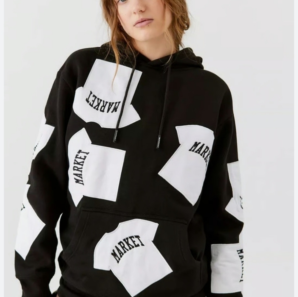 Market Street Wear Oversized Hoodie Sz Xl